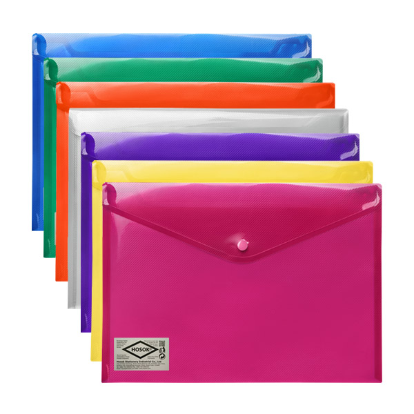 HS241 plastic snap envelope
