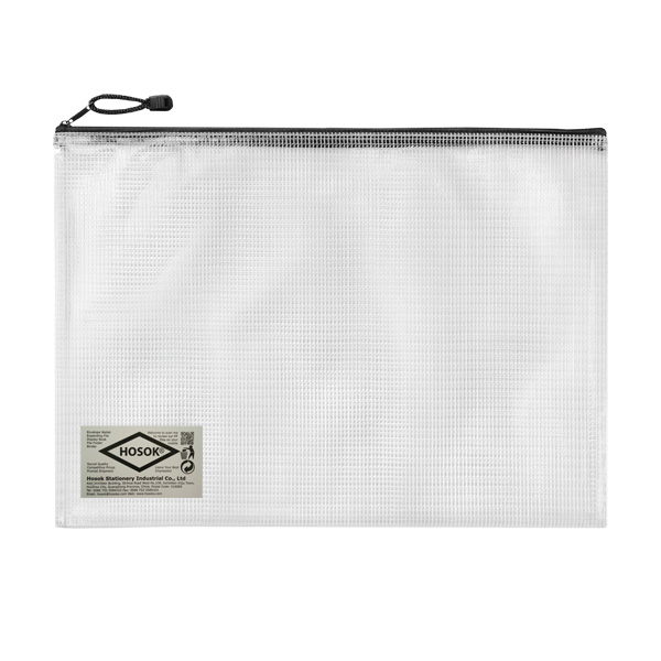 HS149 large mesh pvc zip bag