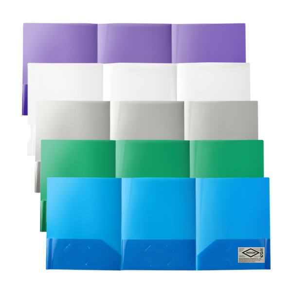 HS376 tri pocket presentation folder