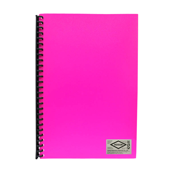 HS482 LG refillable clear book