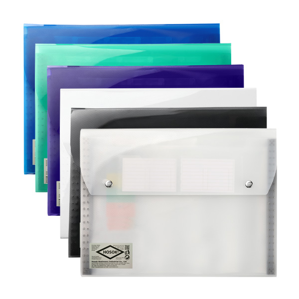 HS323 metal snap 6pkts expanding file