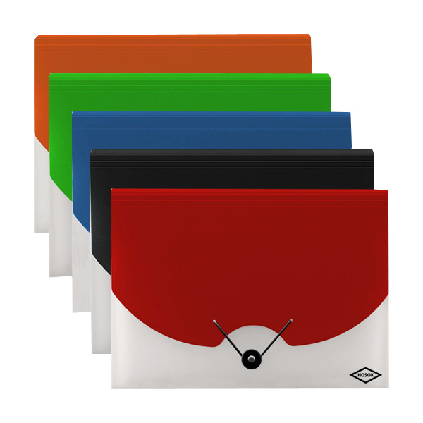HS318 elastic 13 pkts expanding file