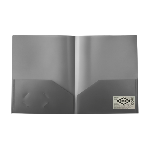 HS371 satin twin pocket folder