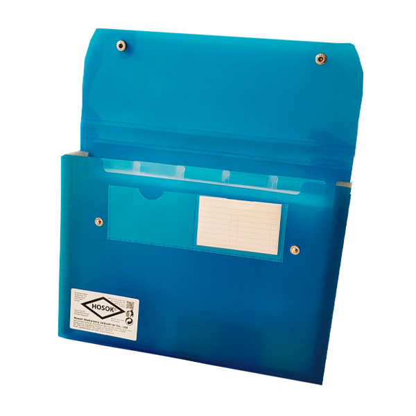 HS323 metal snap 6pkts expanding file