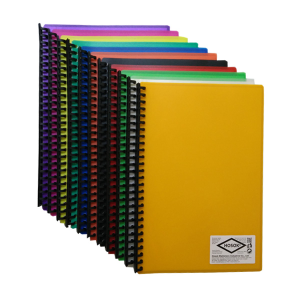 HS482 LG refillable clear book