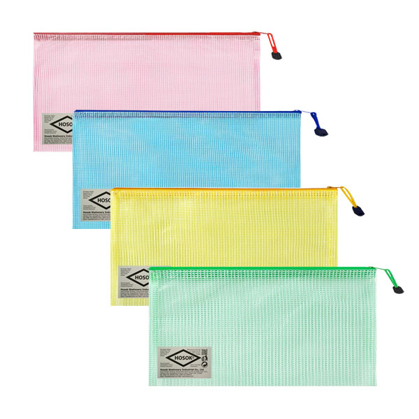 HS129 DL color pvc zip bag